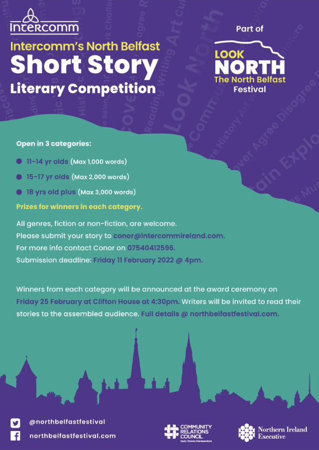 Short Story Literary Competition closing 11 Feb CAP