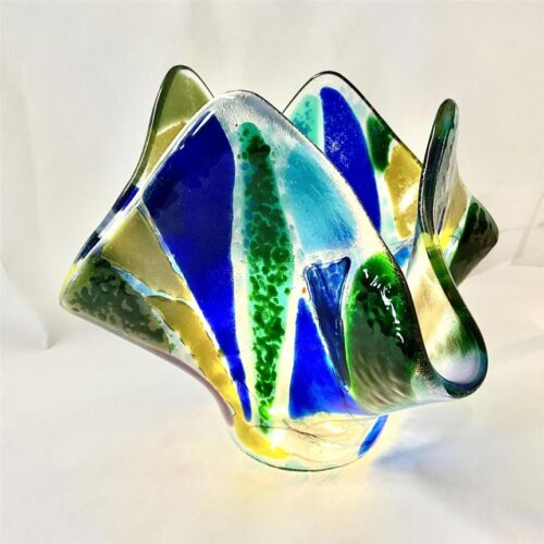 Glass-Handkerchief-Vase