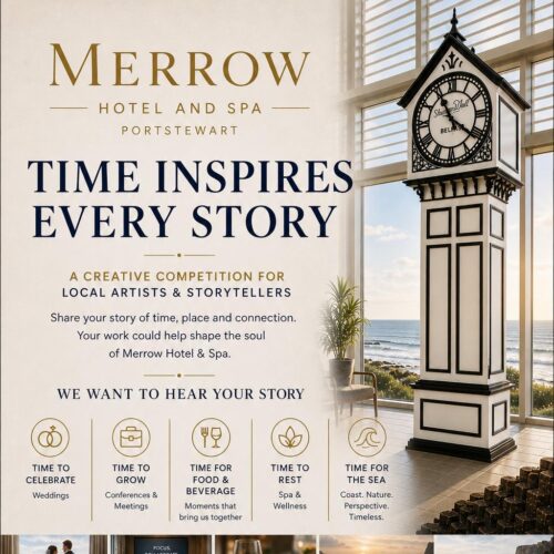 Merrow Hotel & Spa Artist Competition Poster