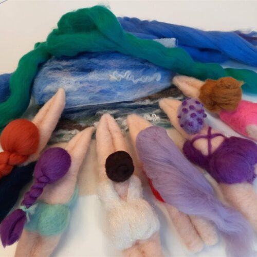 Wool-felted-sea-swimmers